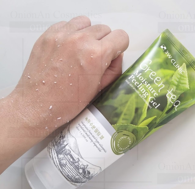 Gel Tẩy Tế Bào Chết Trà Xanh 3W Clinic Green Tea Moisture Peeling Gel
